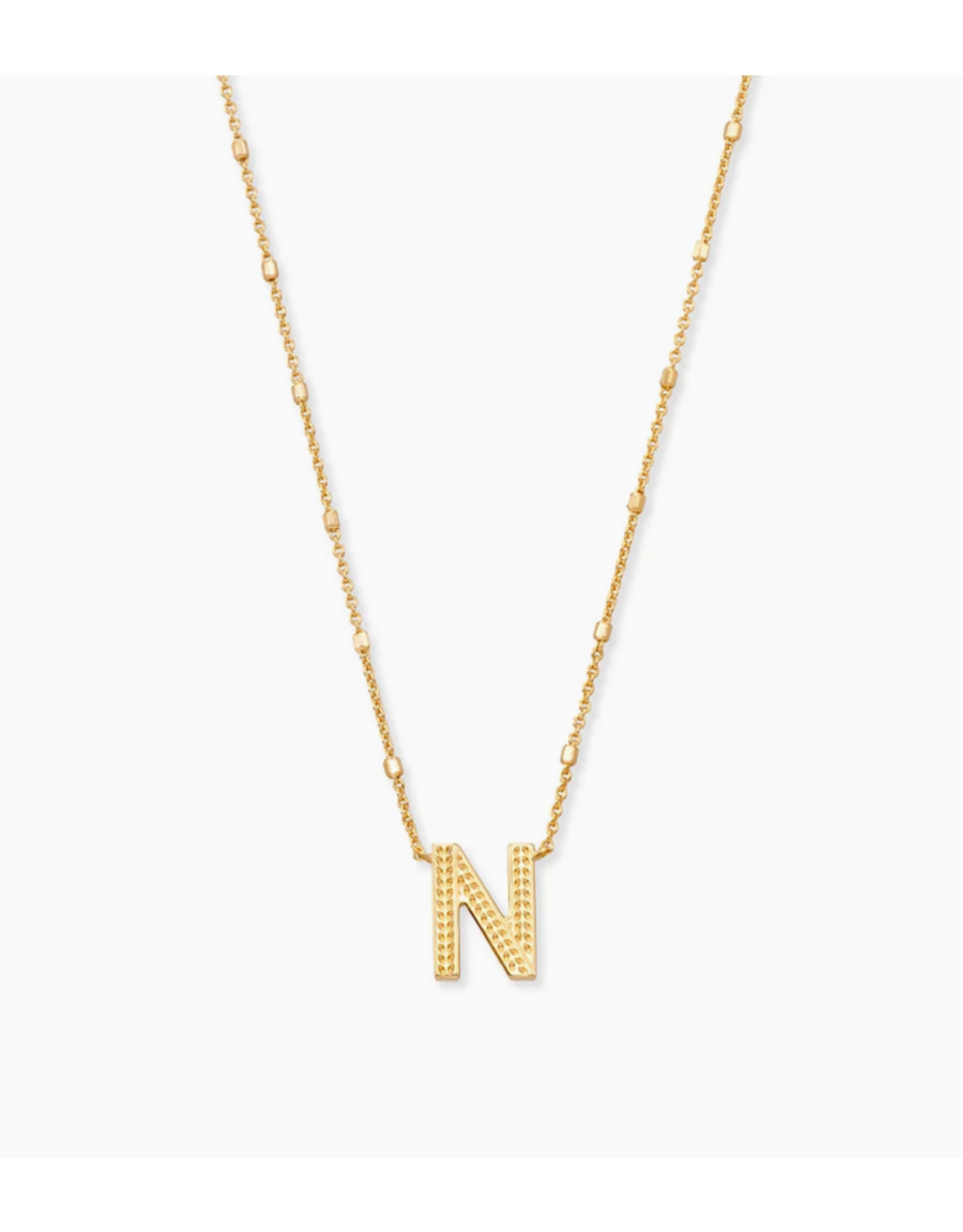 Letter A Pendant Necklace in Silver | Kendra Scott