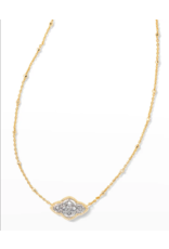 Kendra Scott Abbie Pendant Necklace Gold/Silver Mix