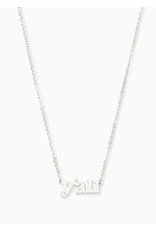 Kendra Scott Y'all Pendant Sterling Silver