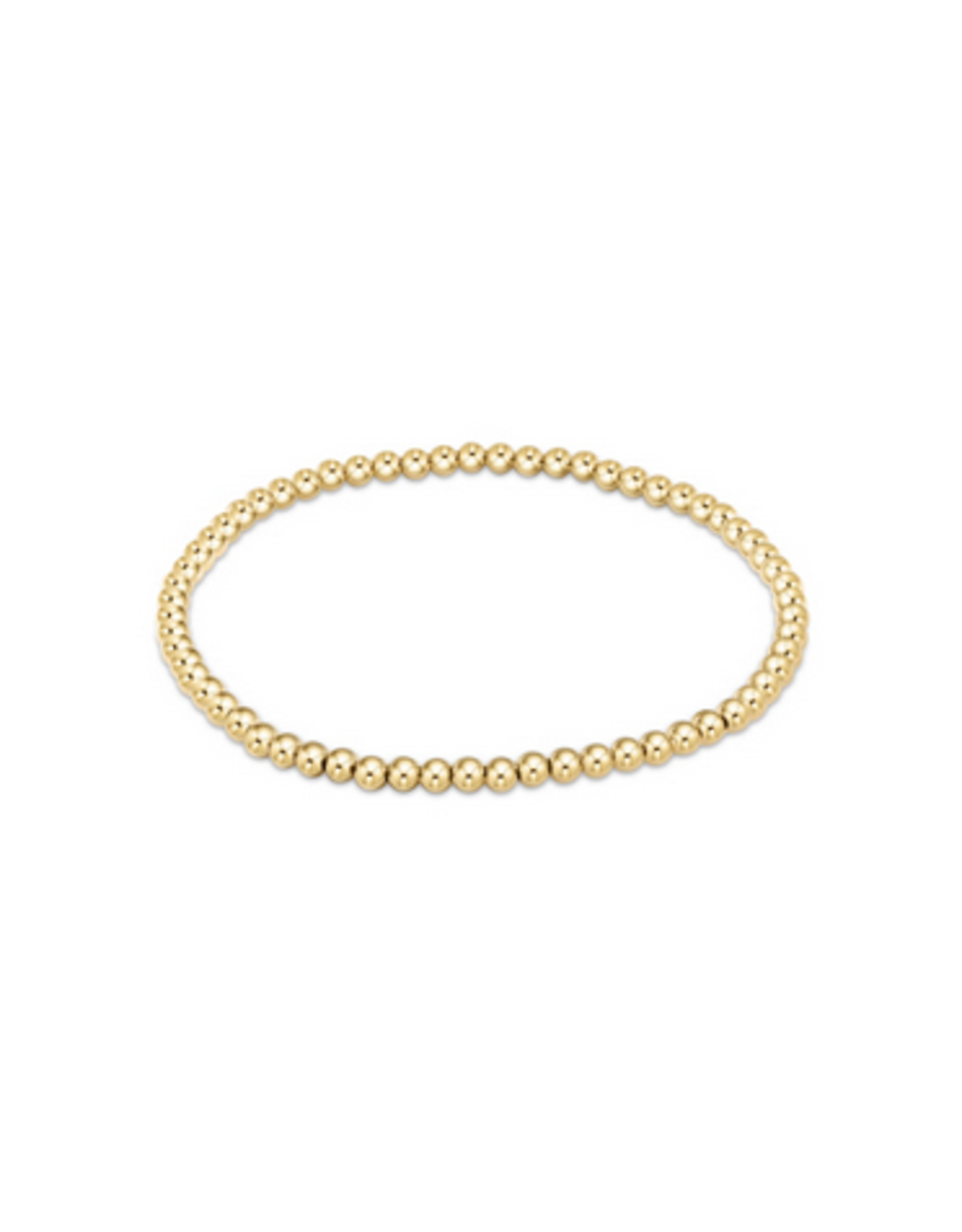 enewton Classic Gold 3mm Bead Bracelet