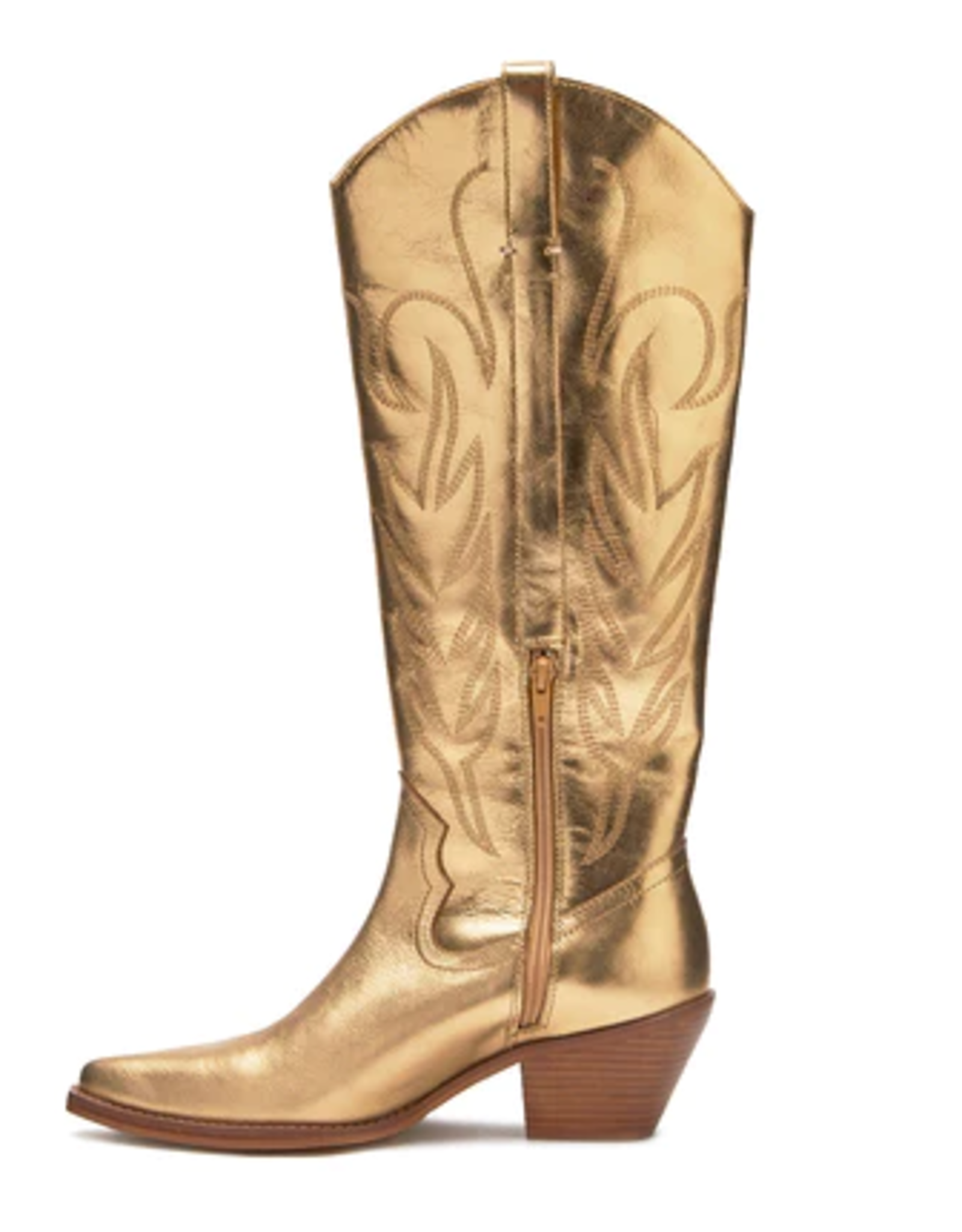 Matisse Agency Gold Metallic Tall Boots
