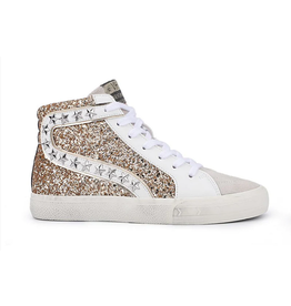 Vintage Havana Mateel Gold Glitter High Top Sneaker