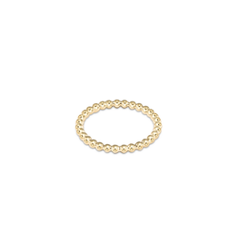 enewton Classic Gold 2mm Bead Ring - 8