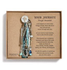 Demdaco Your Journey Prayer Bracelet in Turquoise