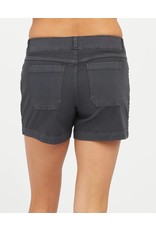 Spanx 4in Twill Short Washed Black