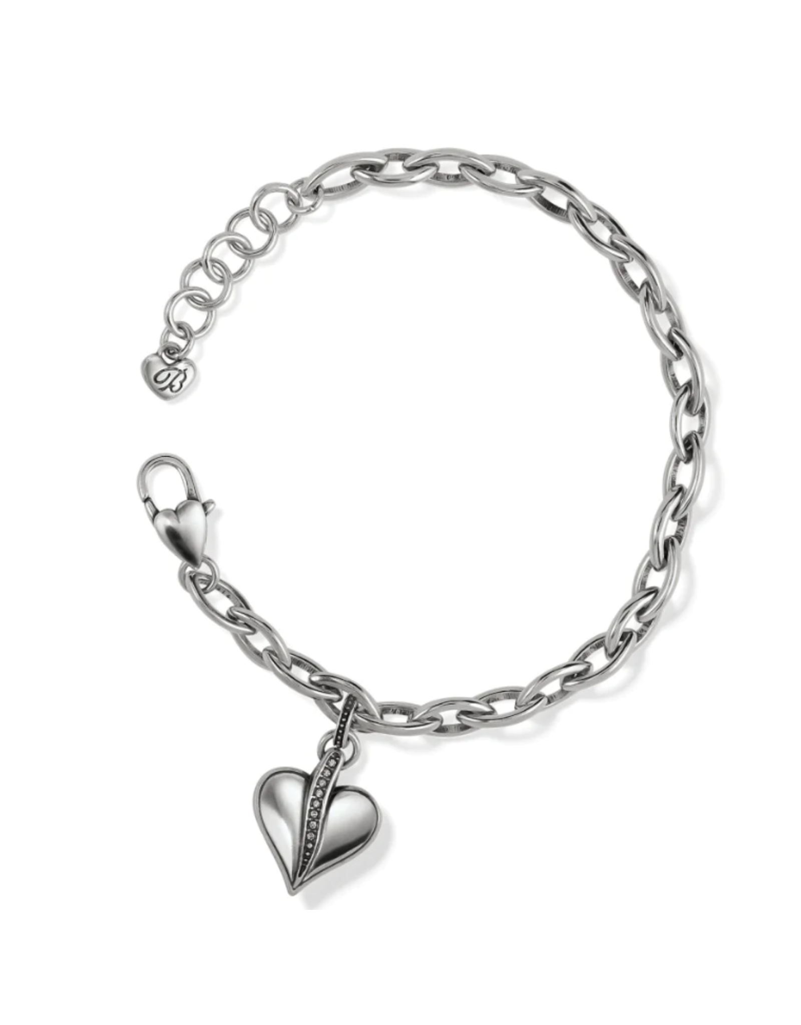 Brighton One Heart Charm Bracelet