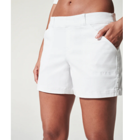 Spanx 4in Twill Short Bright White