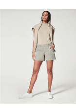 Spanx 4in Twill Short Olive Oil