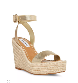 Steve Madden Upstage Gold Wedge