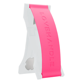 Love Handle LoveHandle PRO Silicone Hot Pink Silicone on White Base