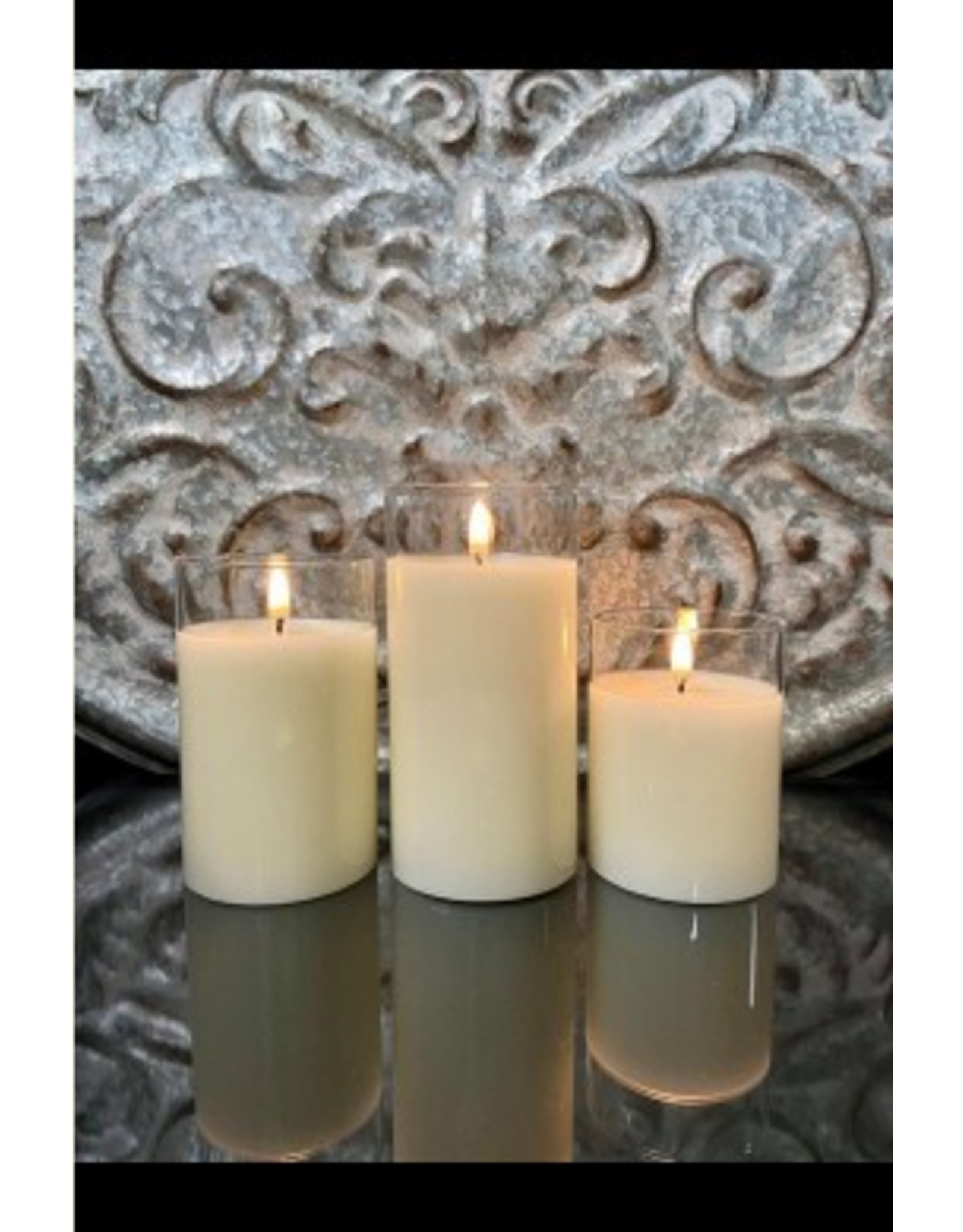 Set of 3 Radiance Ivory Candles