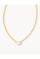 Kendra Scott Cailin Necklace Ivory MOP on Gold (JUNE)