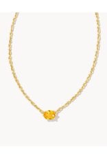 Kendra Scott Cailin Necklace Yellow Crystal on Gold (NOV.)
