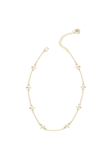 Natalie Wood Gold Believer Mini Cross Necklace