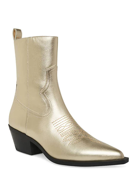 Steve madden gold boots sale