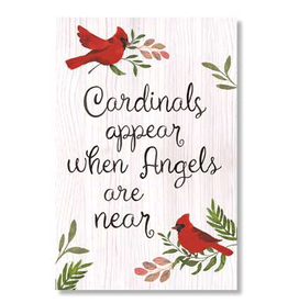 my word Cardinals Appear When Angels 6x10