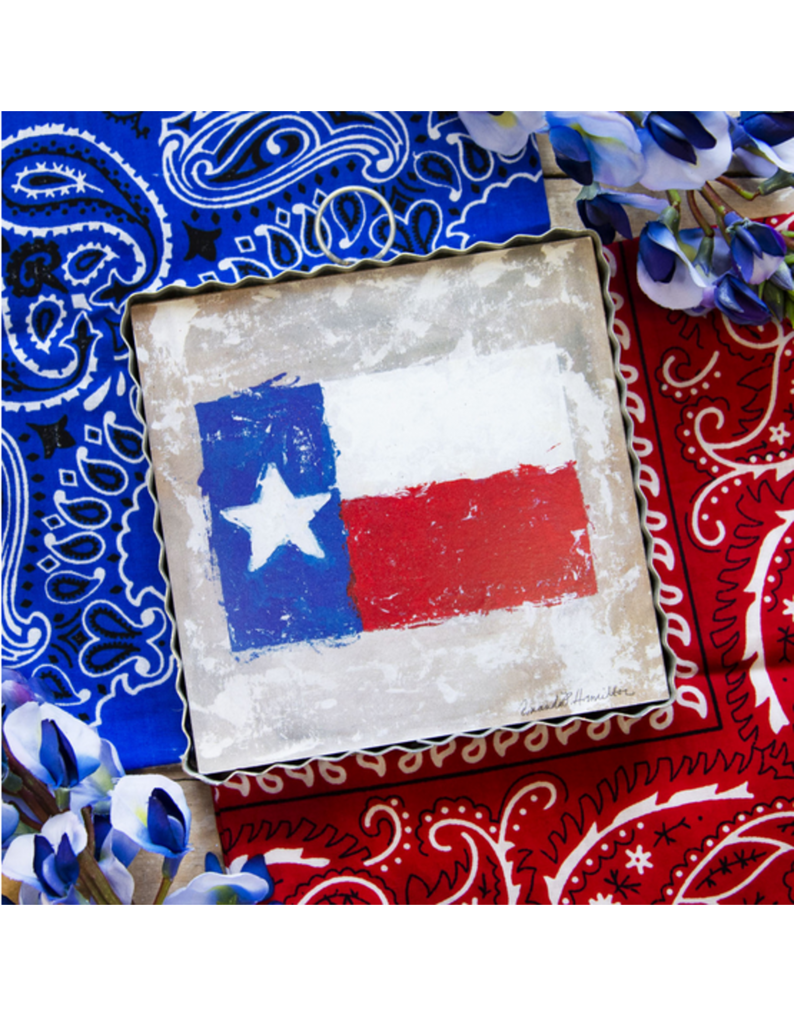 RTC Hamilton Texas Flag Mini Gallery Sign