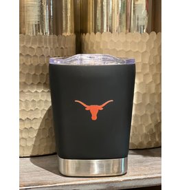 fanatics Texas 12oz Stainless Lowball in Black