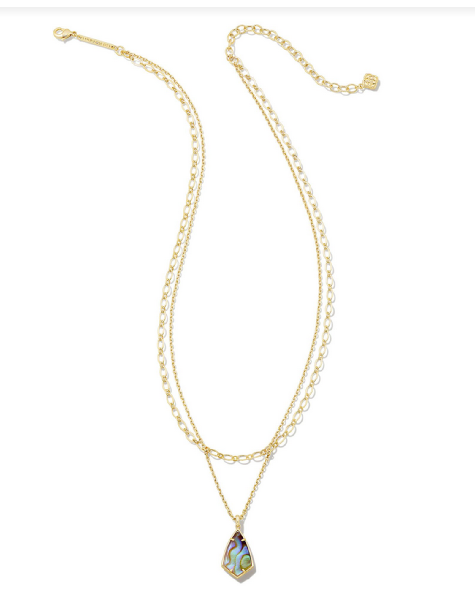 Kendra Scott Camry Multi Strand Necklace in Lilac Abalone | Bridge Street  Town Centre
