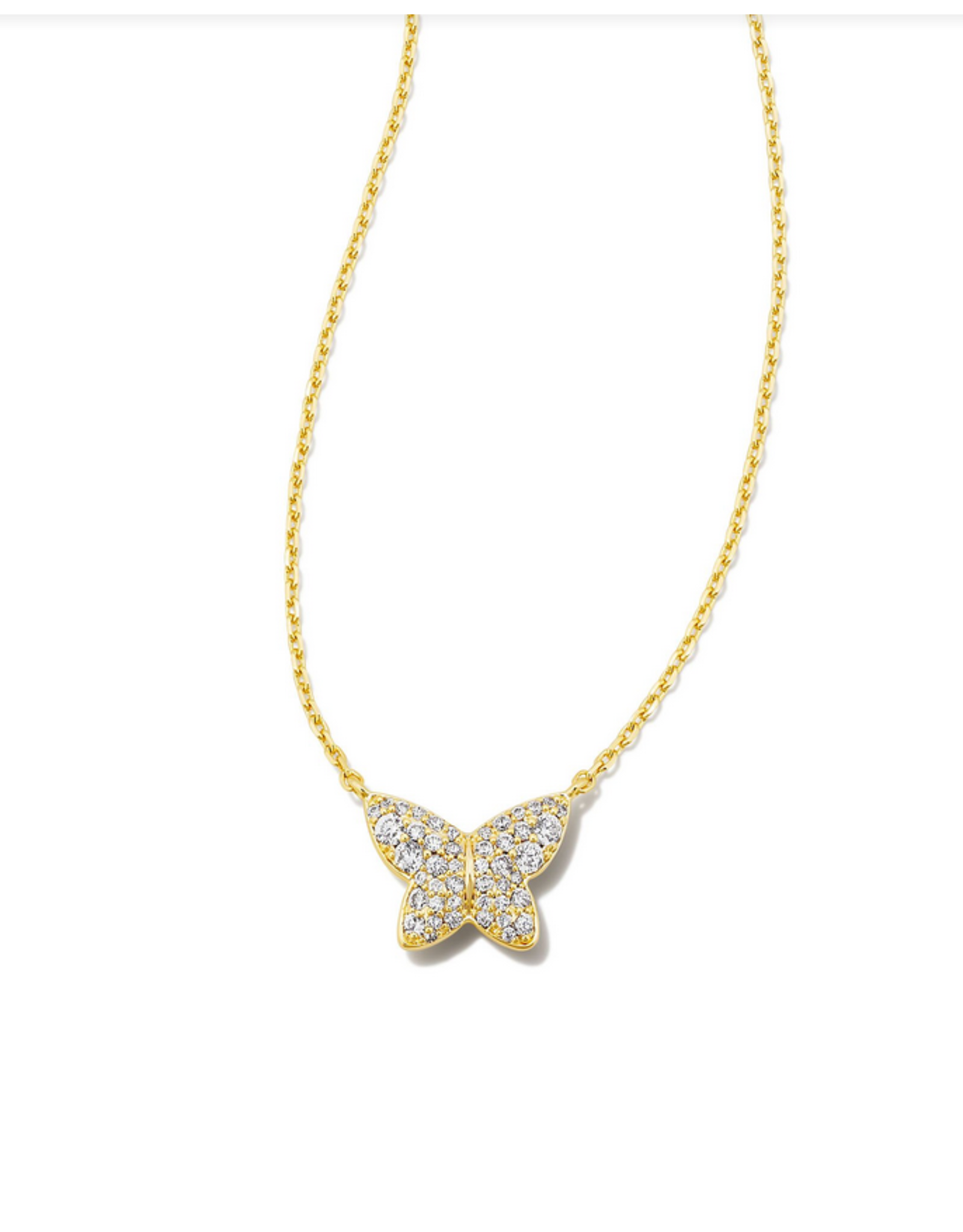 Kendra Scott Jae Star Pendant Necklace In White Crystal – MARY & MAK