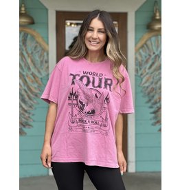 Bold Pink World Tour Graphic Tee