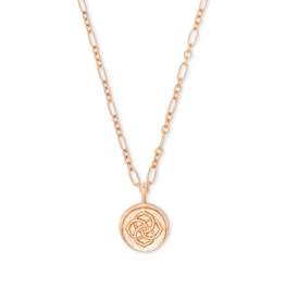 Kendra Scott Rose Gold Dira Coin Necklace