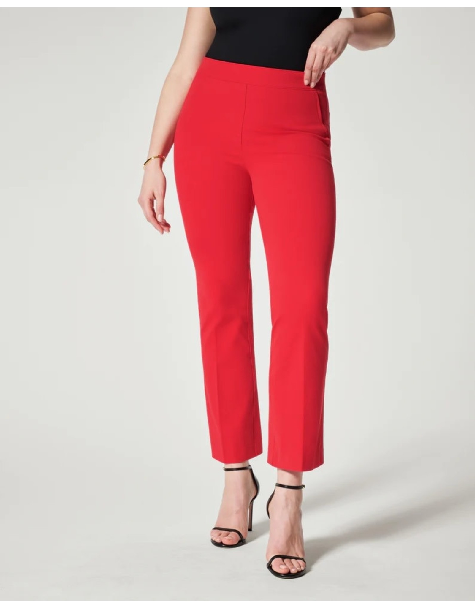 Spanx On-the-Go Kick Flare Pant in Red