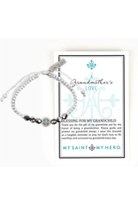 My Saint My Hero MSMH Grandmother's Love Bracelet Sil/Met Sil