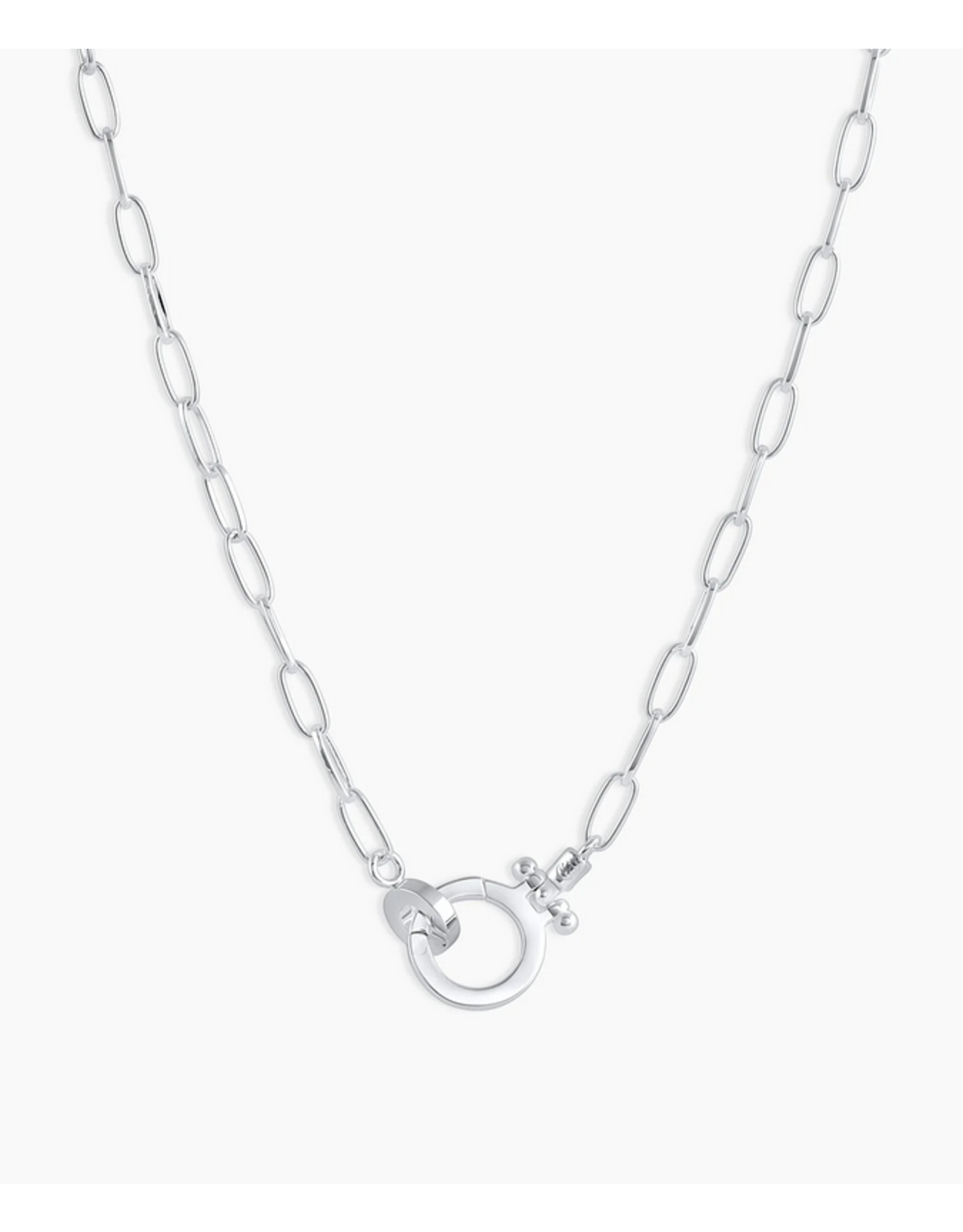 Gorjana Parker Mini Necklace Silver