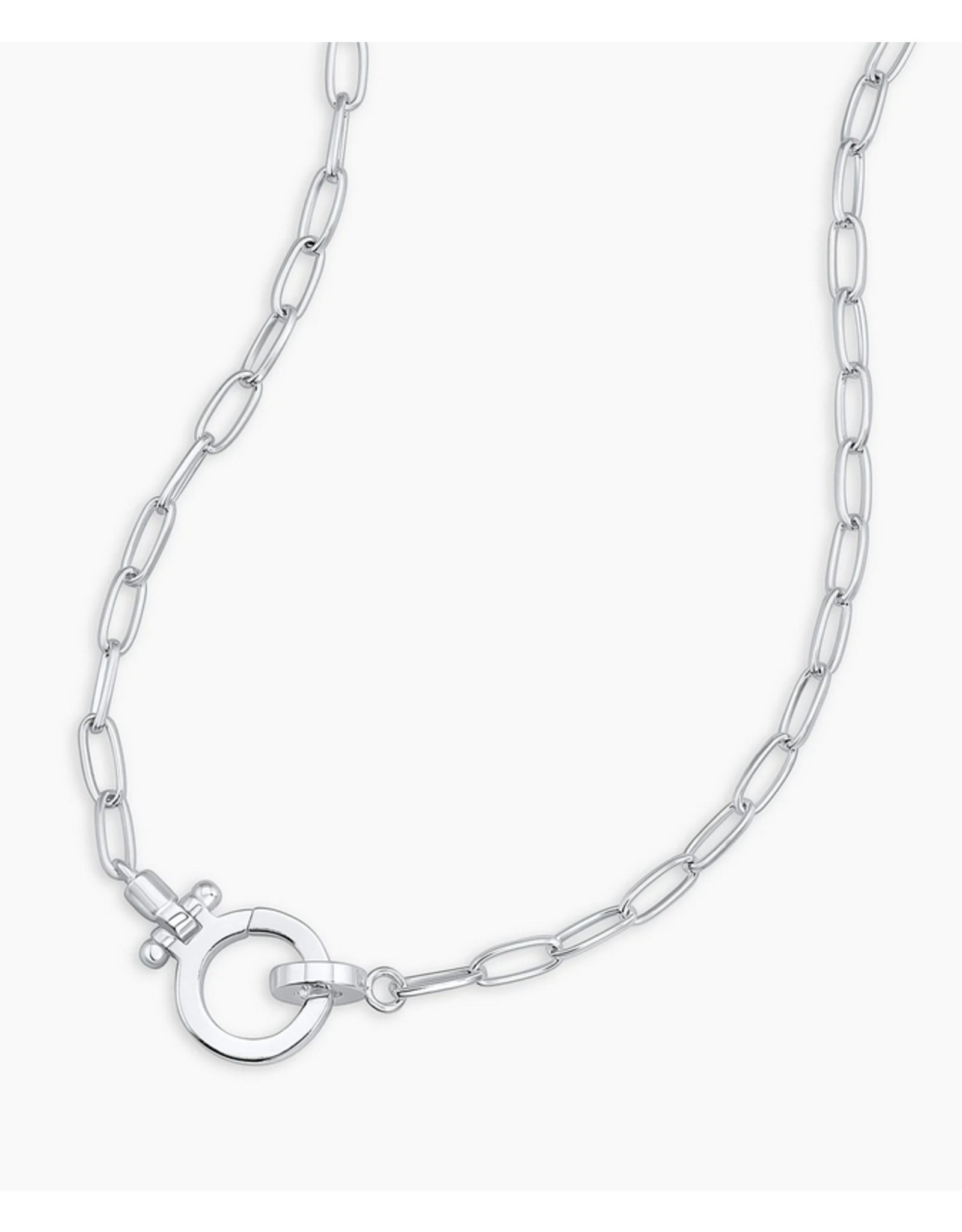 Gorjana Parker Mini Necklace Silver