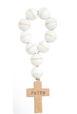 Cross Terracotta Wood Beads