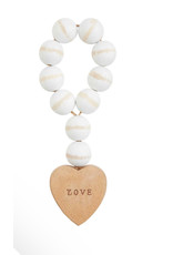 Heart Terracotta Wood Beads