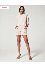 Spanx 4in Twill Short Pale Pink