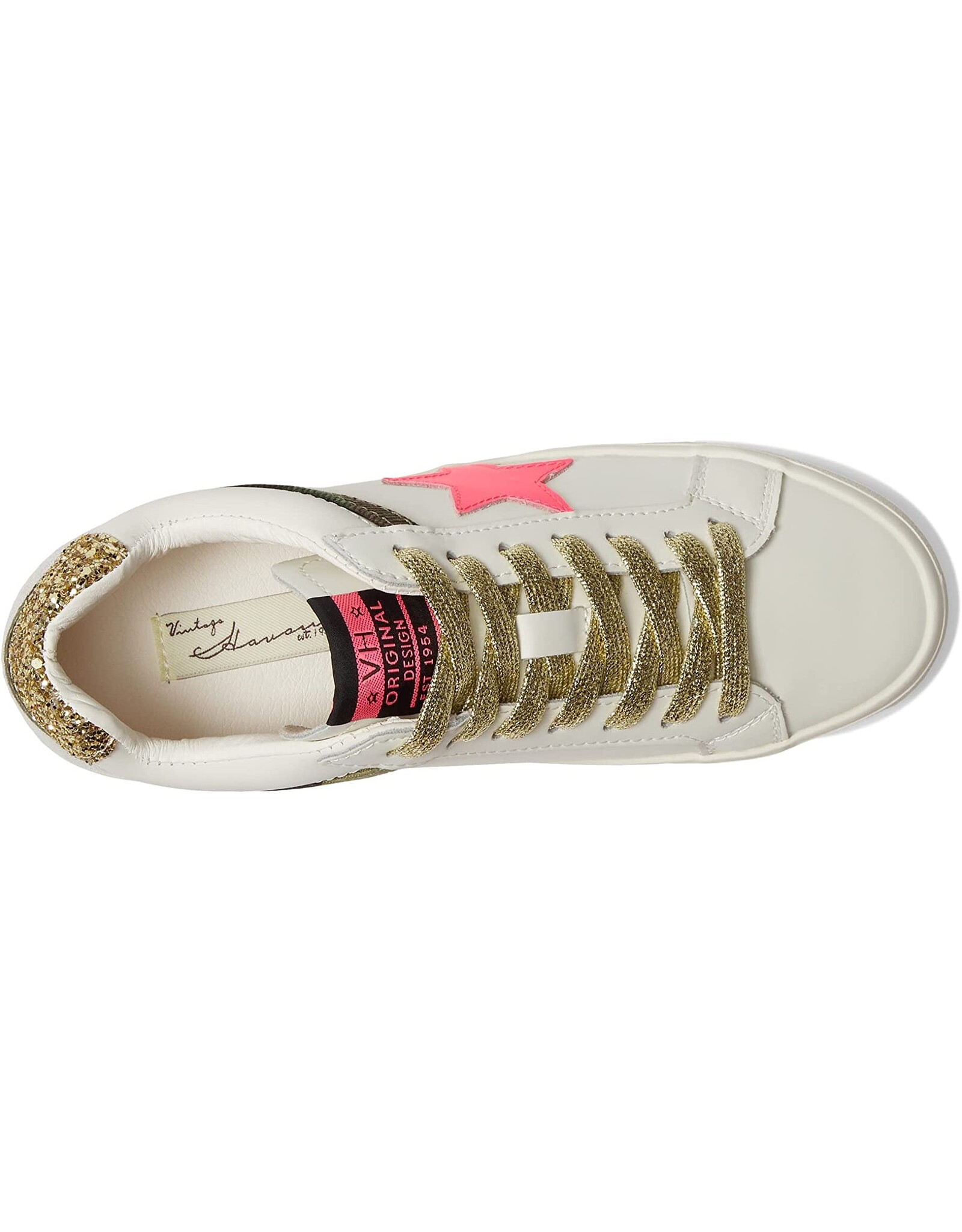 Vintage Havana Bounce Gold Lace Sneaker