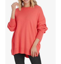Pink Astrid Ribbed Sweater One Size