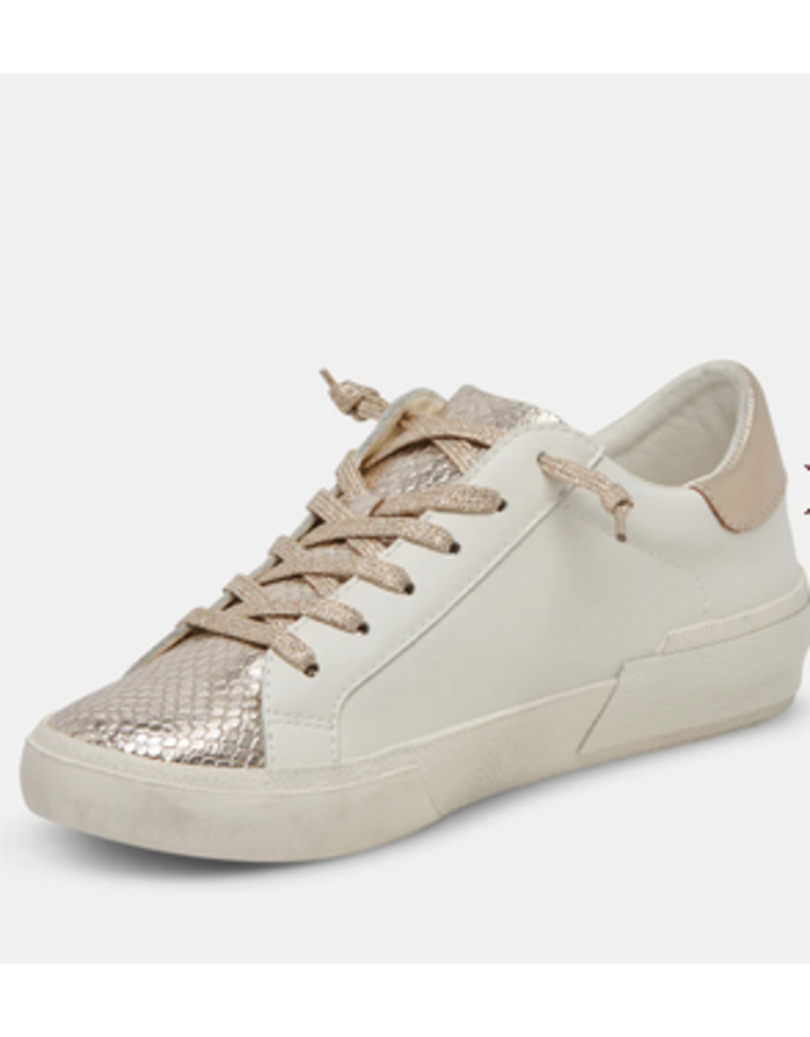 Dolce Vita Zina Sneaker Gold/White