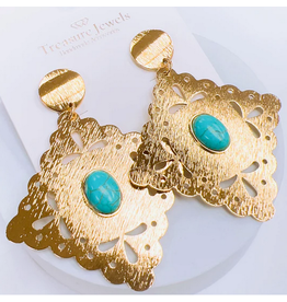 Treasure Jewels Rombo Turquoise