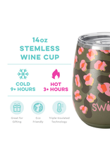 Swig On The Prowl Stemless Wine Cup 14oz