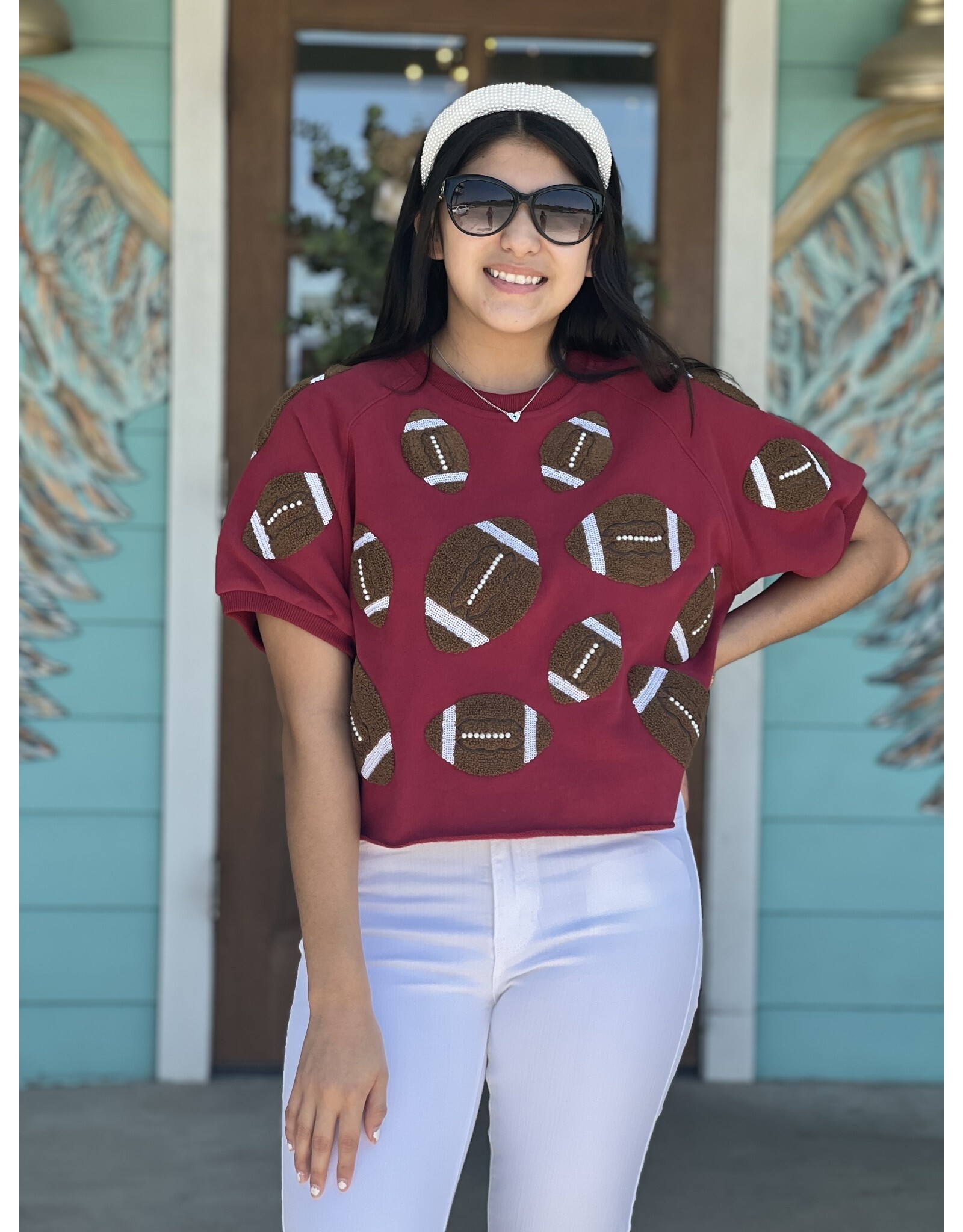 Queen of Sparkles Queen of Sparkles Gold Baseball Shirt