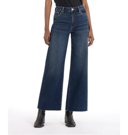 Spanx Denim Cropped Kick Flare Vintage Indigo