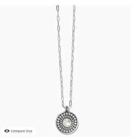 Brighton Pebble Dot Medallion Pearl Necklace