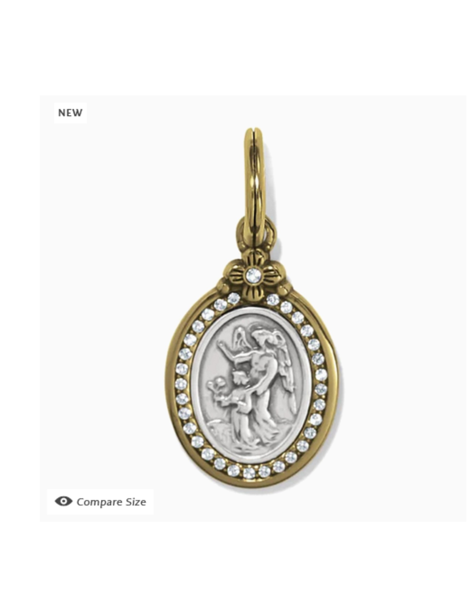 Brighton Guardian Angel Charm Rhinestone Angel