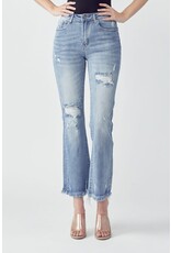 Risen Risen MID RISE DISTRESSED Ankle Flare Jeans