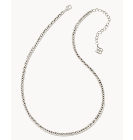 Kendra Scott Kinsley Chain Necklace Rhodium