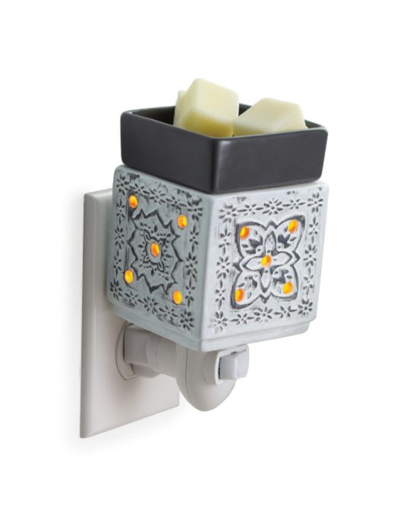 Pluggable Fragrance Warmer Modern Cottage Rhinestone Angel