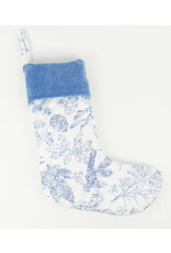 Blue & White Quilt Stocking