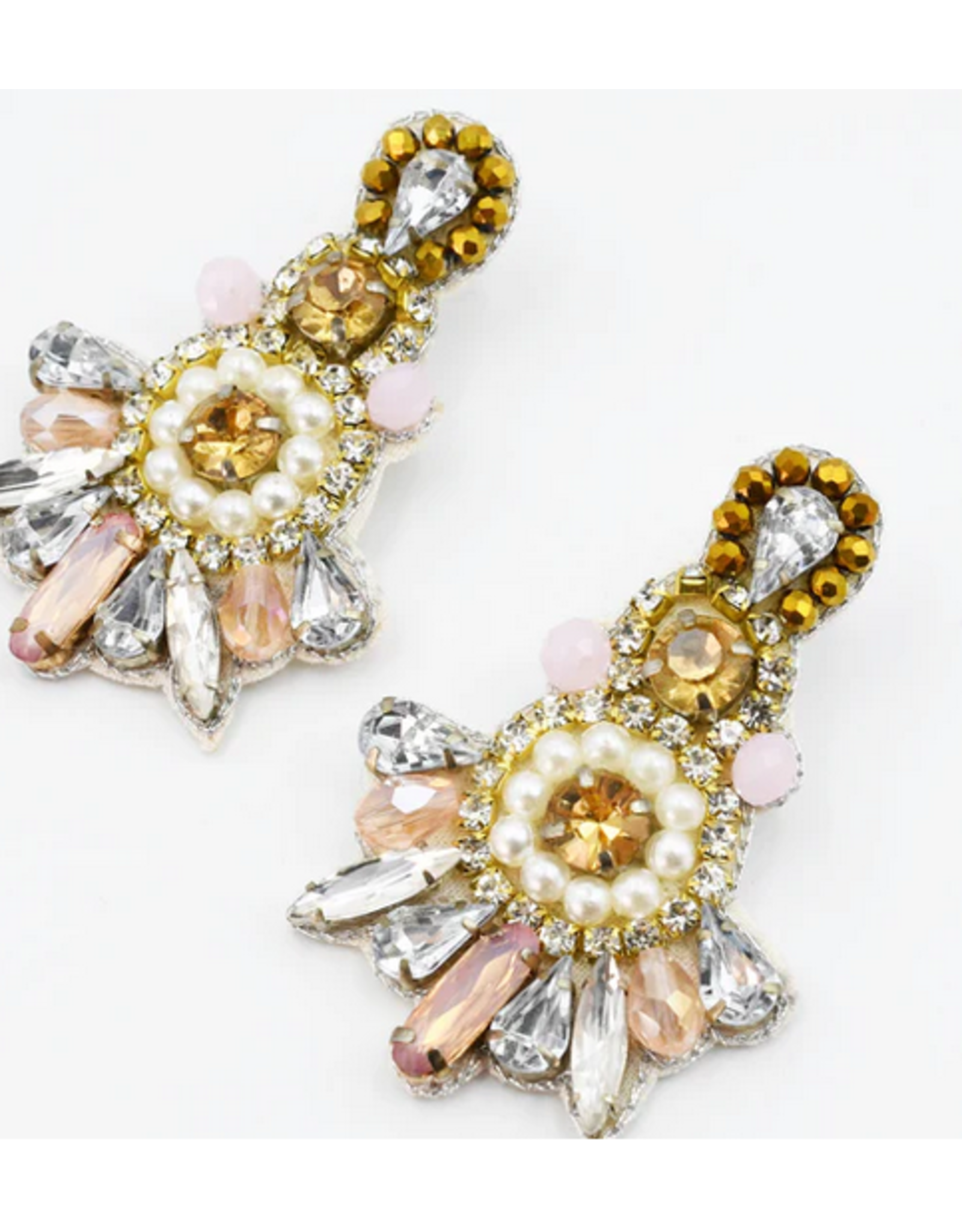 Treasure Jewels Bejeweled Chandelier Earring