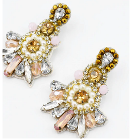 Treasure Jewels Bejeweled Chandelier Earring