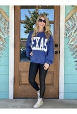 Texas Cord Sweatshirt in Royal Blue