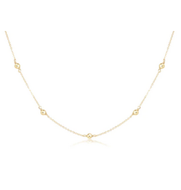 enewton 17" Choker Simplicity Chain Gold - Classic 4mm Gold